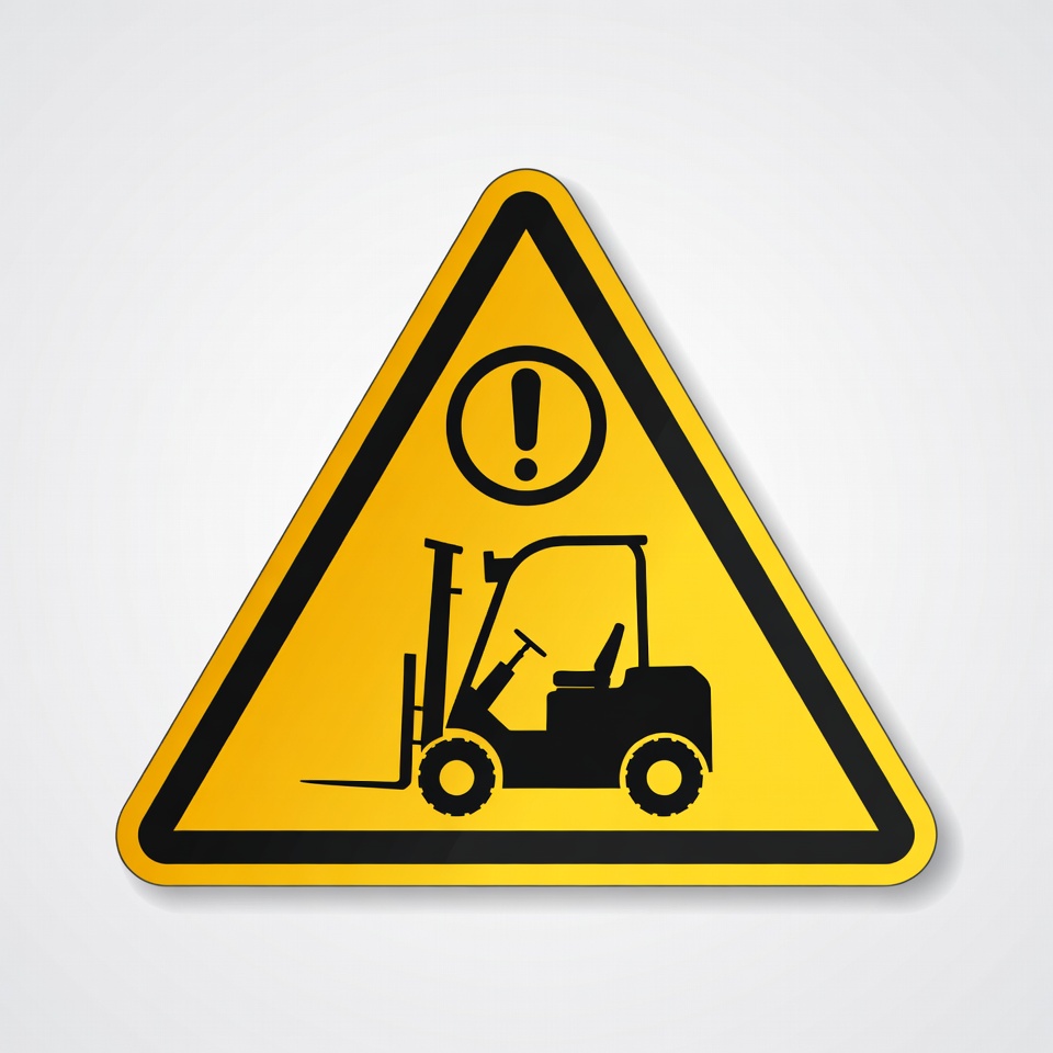 Forklift Warning Sign Forklift Warning Sign