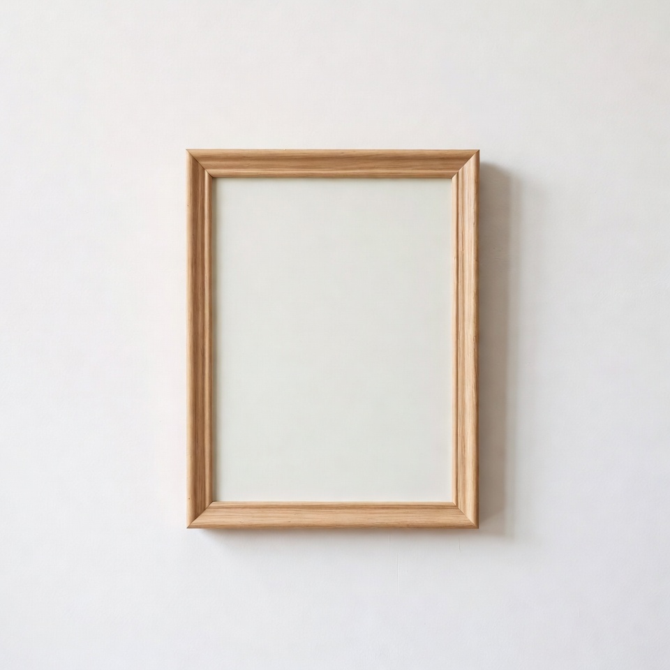 Empty Wooden Picture Frame Empty Wooden Picture Frame