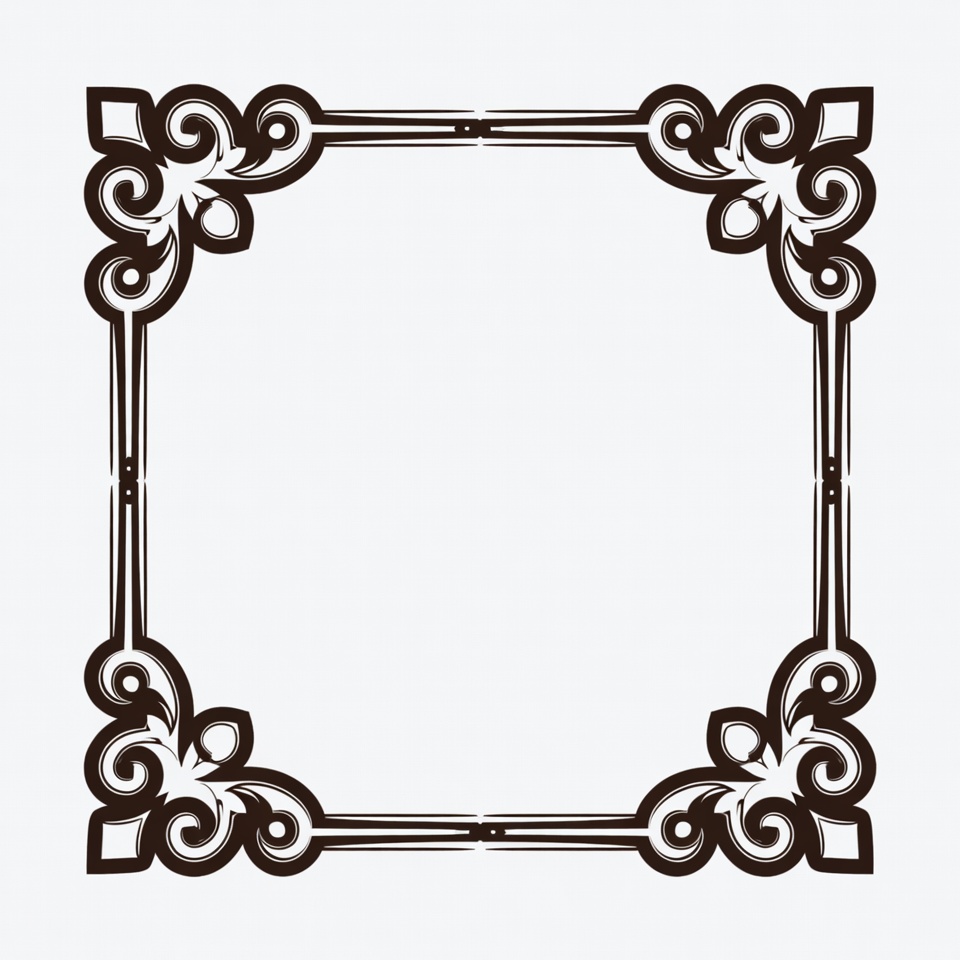 Ornate Floral Vector Frame Ornate Floral Vector Frame