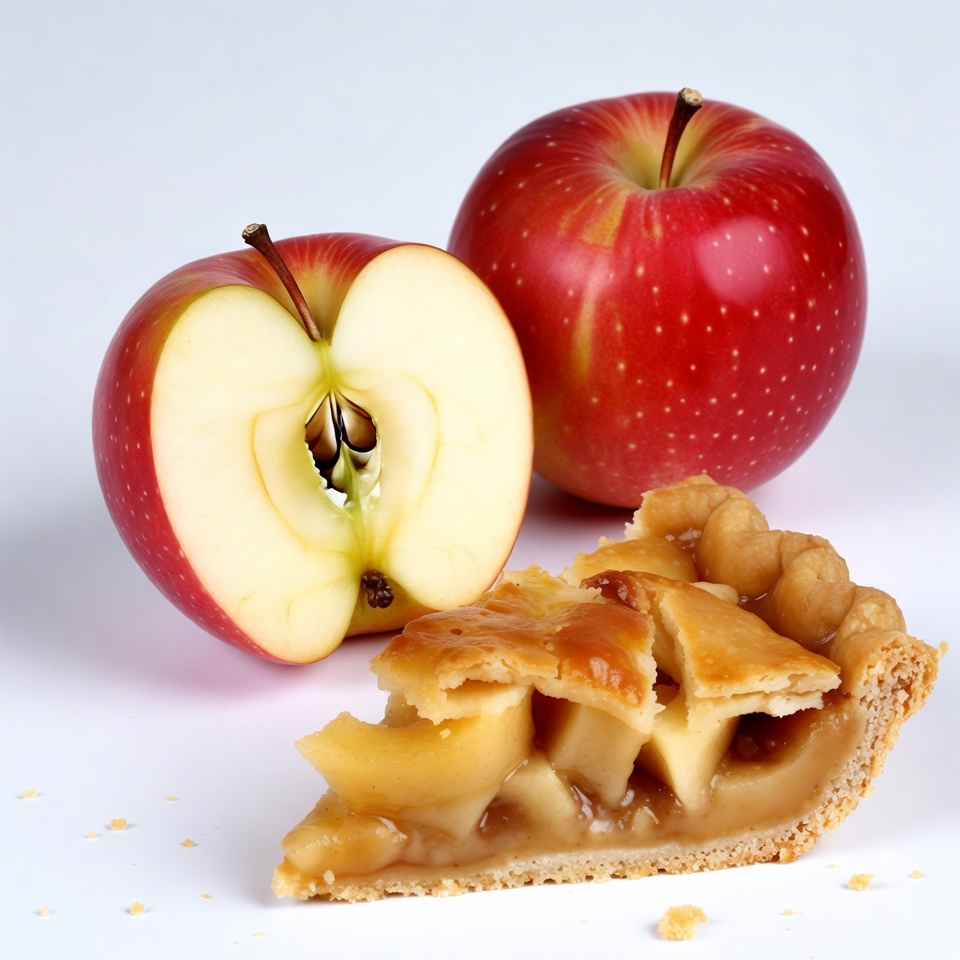 Sliced Apple and Apple Pie Sliced Apple and Apple Pie