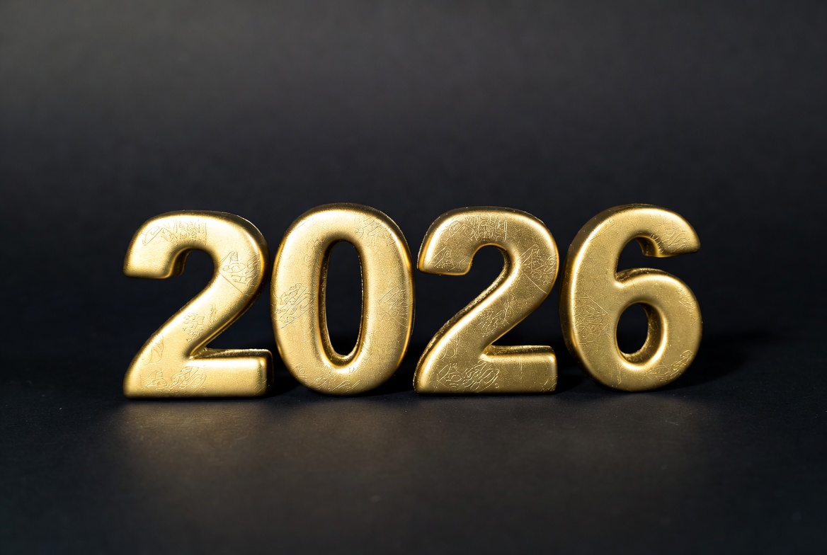 Golden 2026 Numbers on Black Golden 2026 Numbers on Black