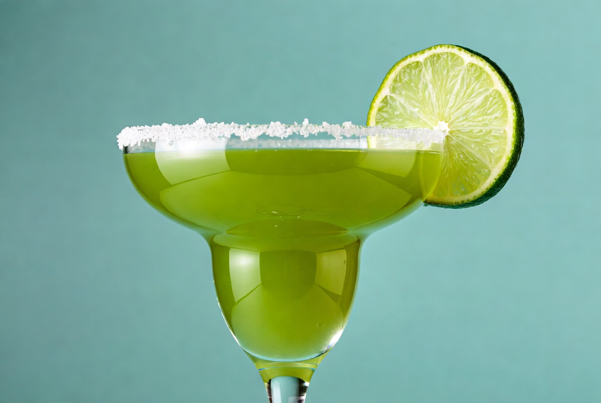 Margarita with Salt Rim and Lime Margarita with Salt Rim and Lime