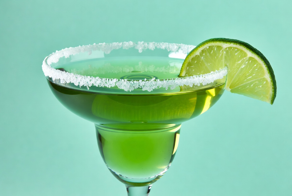 Margarita with Salt Rim and Lime Margarita with Salt Rim and Lime