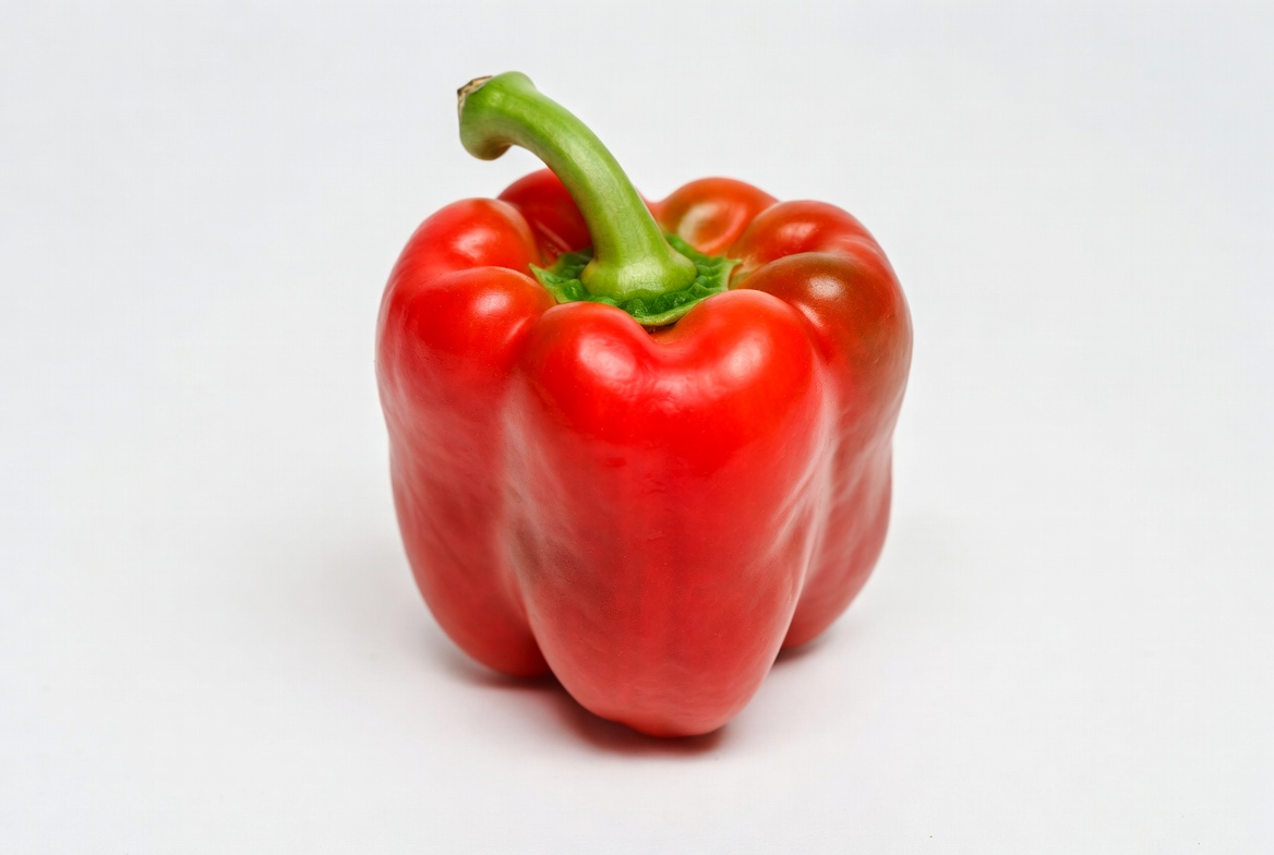 Red bell pepper isolated Red bell pepper isolated