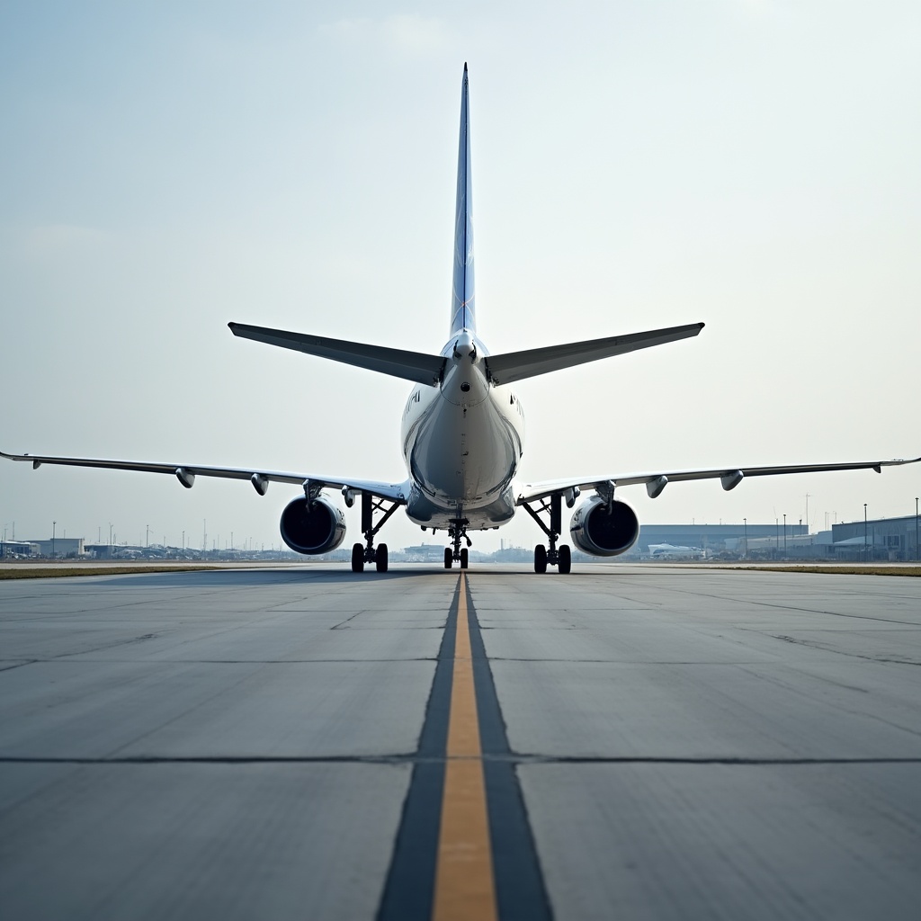 Airplane on Runway Airplane on Runway