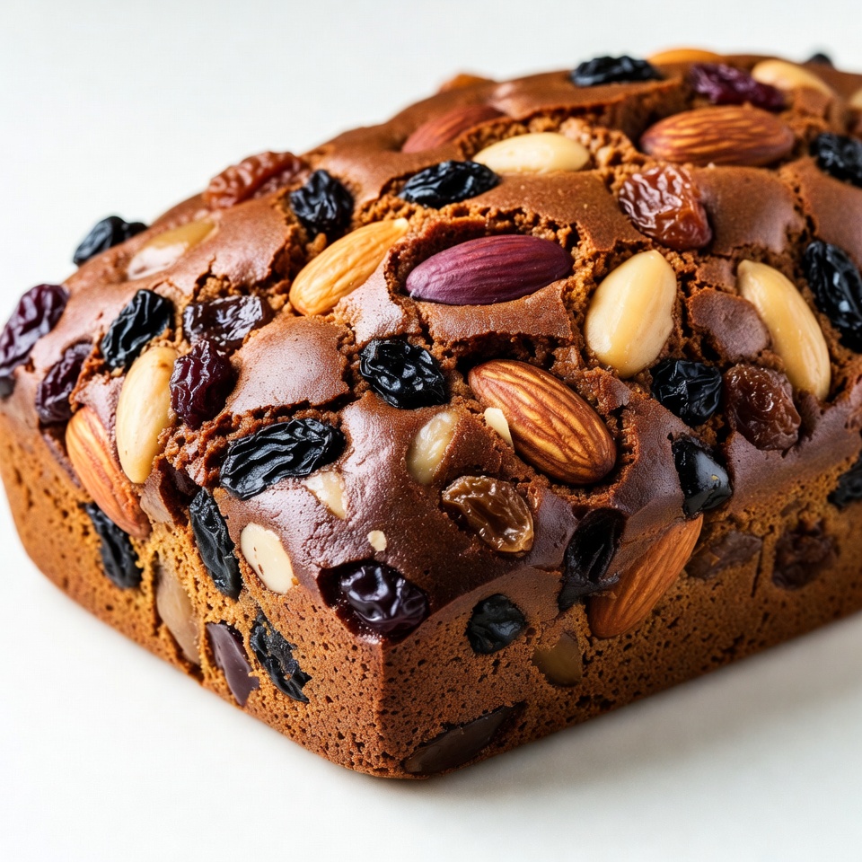 Fruitcake with Almonds and Raisins Fruitcake with Almonds and Raisins
