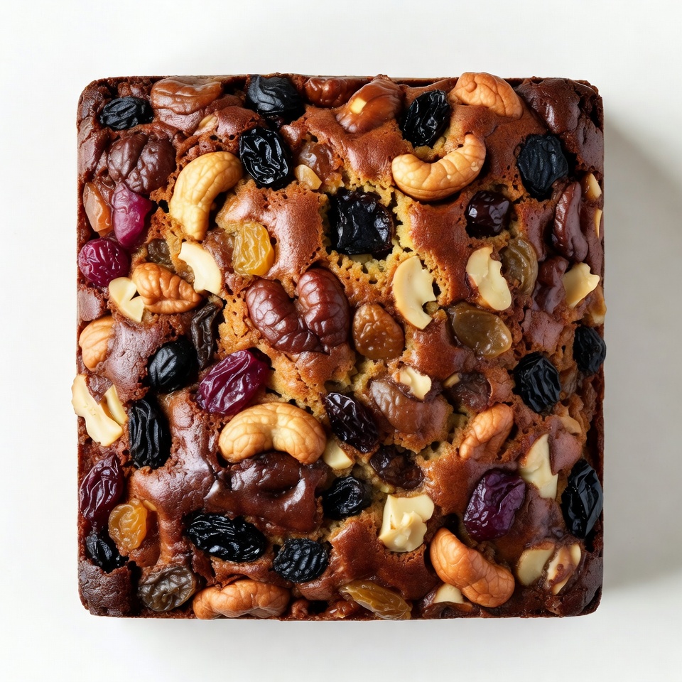 Fruit and Nut Cake Top View Fruit and Nut Cake Top View