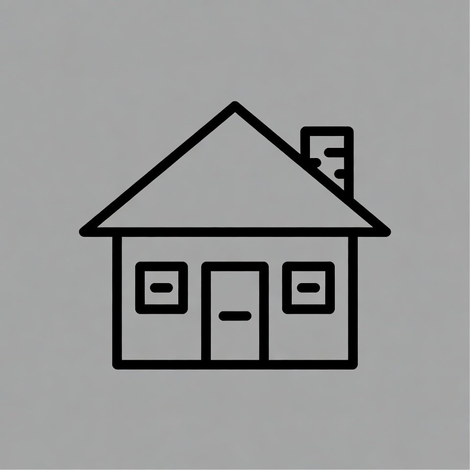 Simple House Line Icon Simple House Line Icon