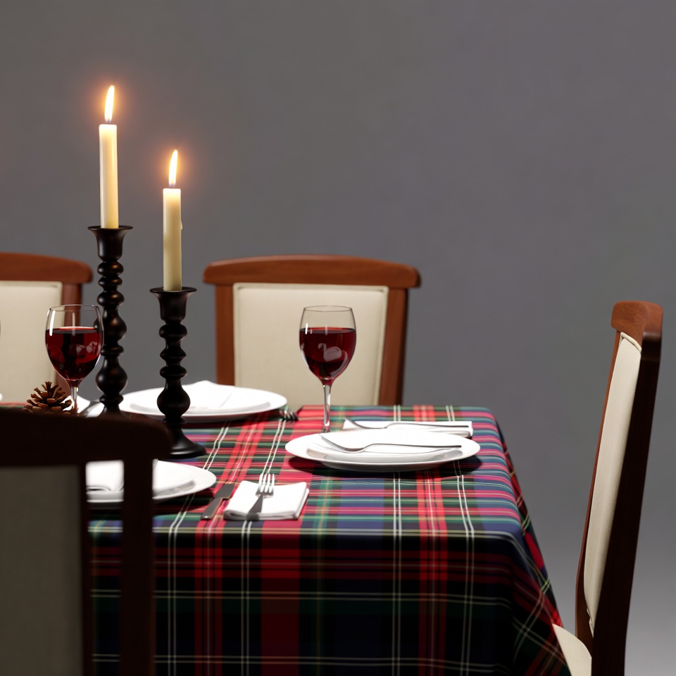 Elegant candlelit dinner table Elegant candlelit dinner table