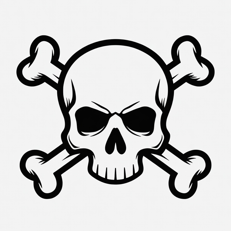 Skull and Crossbones Symbol Skull and Crossbones Symbol