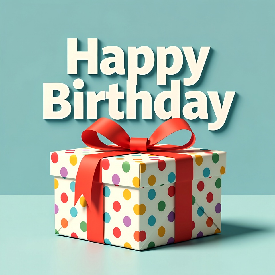 Happy Birthday Gift Box Happy Birthday Gift Box