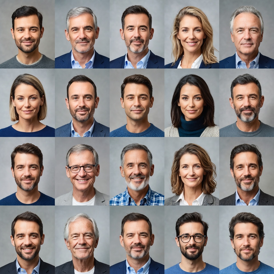 Diverse Professional Headshots Grid Diverse Professional Headshots Grid