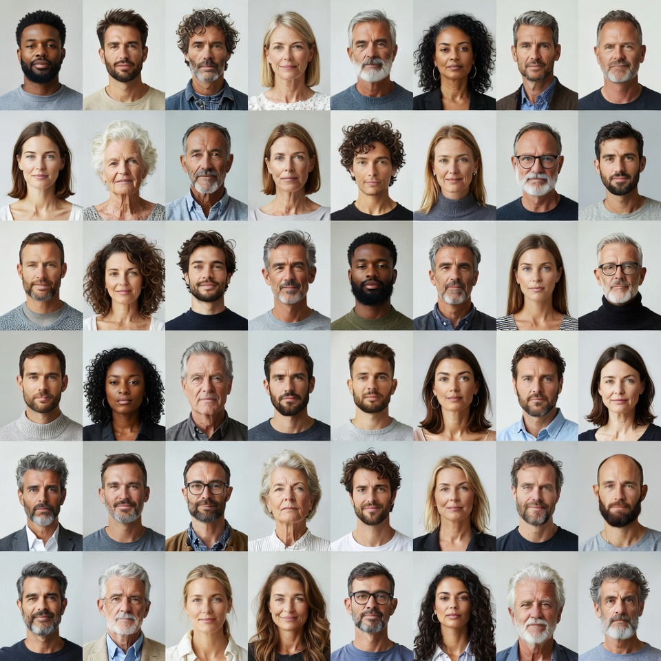 Diverse group of professional headshots Diverse group of professional headshots