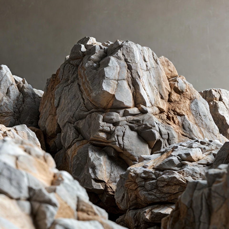 Large white rock formation Large white rock formation