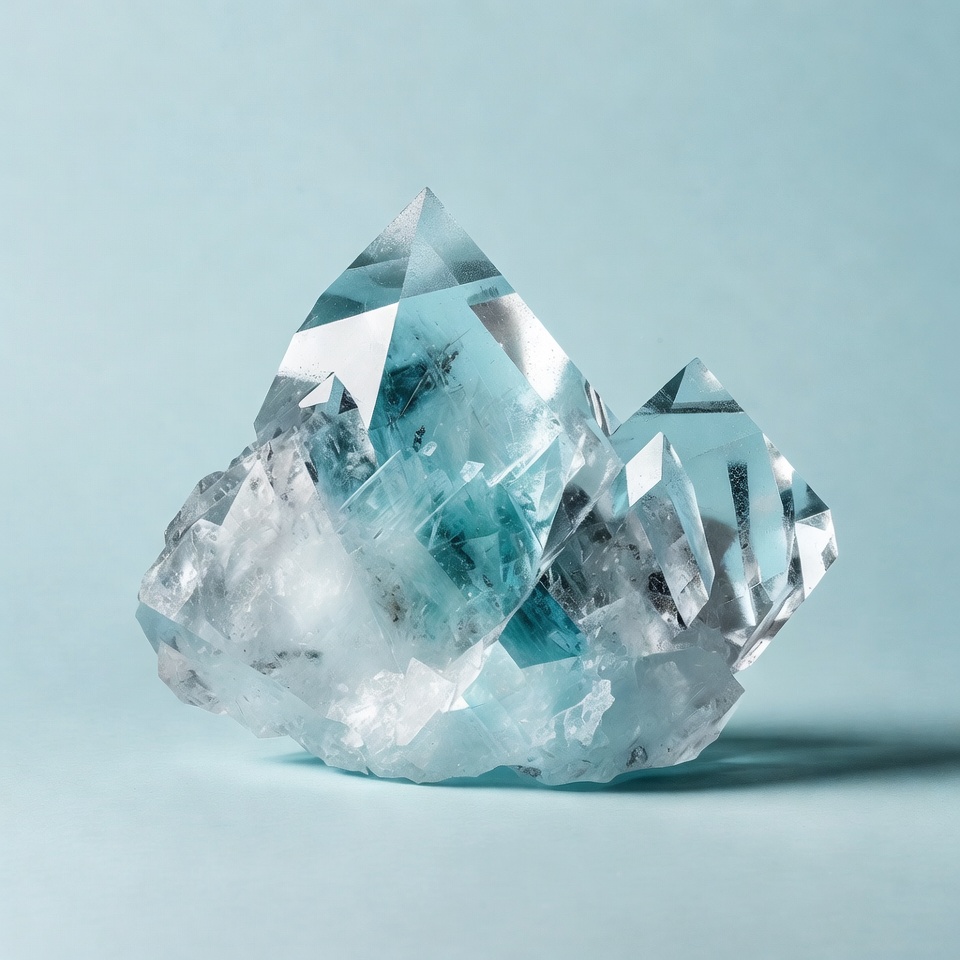 Blue Celestite Crystal Cluster Blue Celestite Crystal Cluster