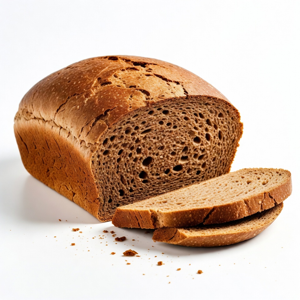 Sliced Whole Grain Bread Loaf Sliced Whole Grain Bread Loaf