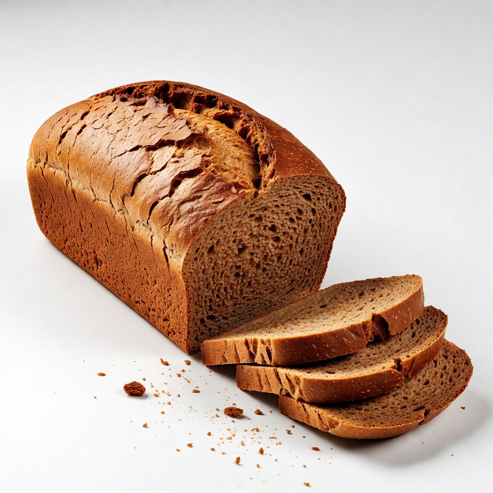 Sliced Whole Grain Bread Loaf Sliced Whole Grain Bread Loaf