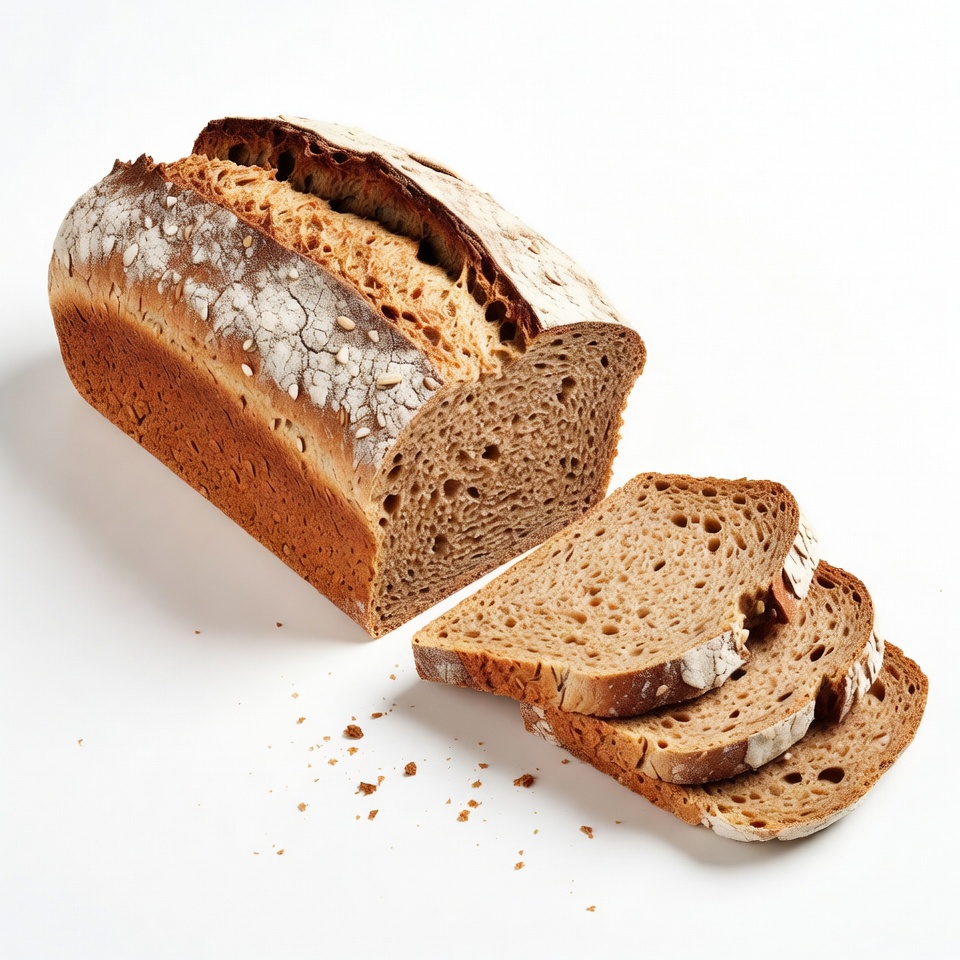 Sliced Rustic Whole Grain Bread Sliced Rustic Whole Grain Bread