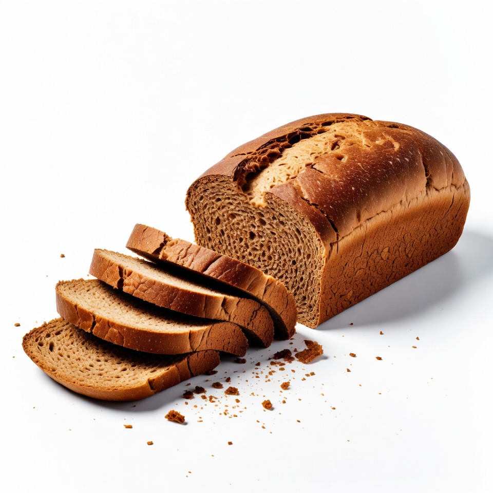 Sliced Whole Grain Bread Loaf Sliced Whole Grain Bread Loaf