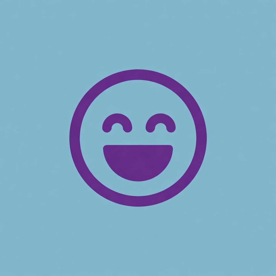 Purple Laughing Emoji Icon Purple Laughing Emoji Icon