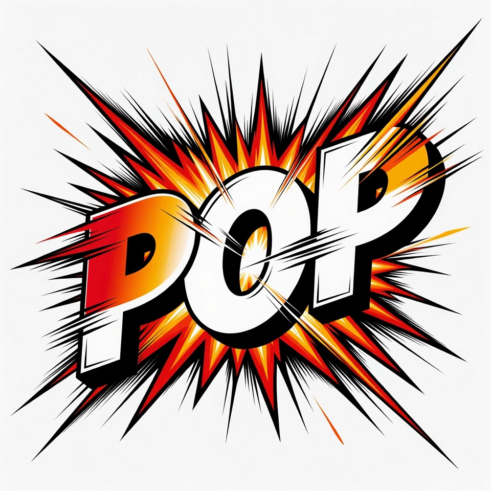 Explosive Pop Clipart Illustration Explosive Pop Clipart Illustration