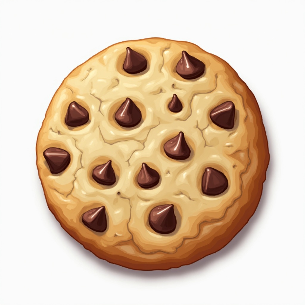 Chocolate Chip Cookie Illustration Chocolate Chip Cookie Illustration