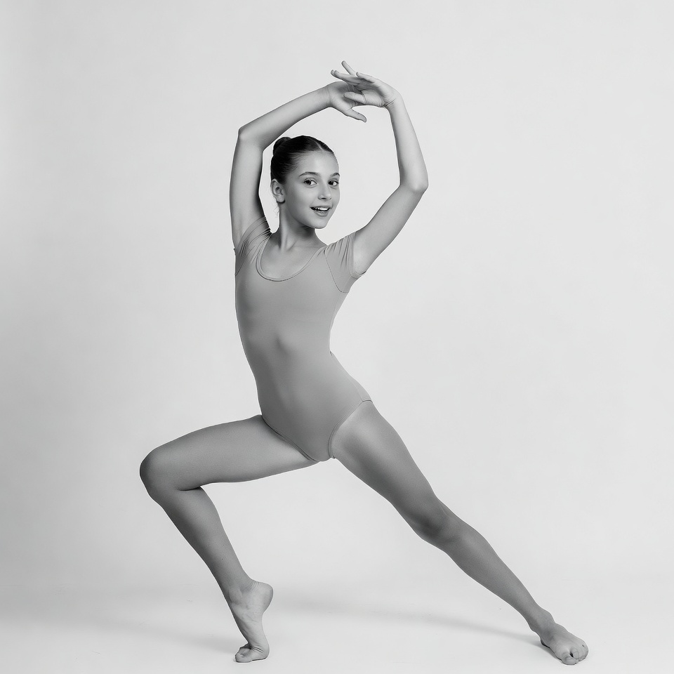 Young girl ballet dancer posing Young girl ballet dancer posing