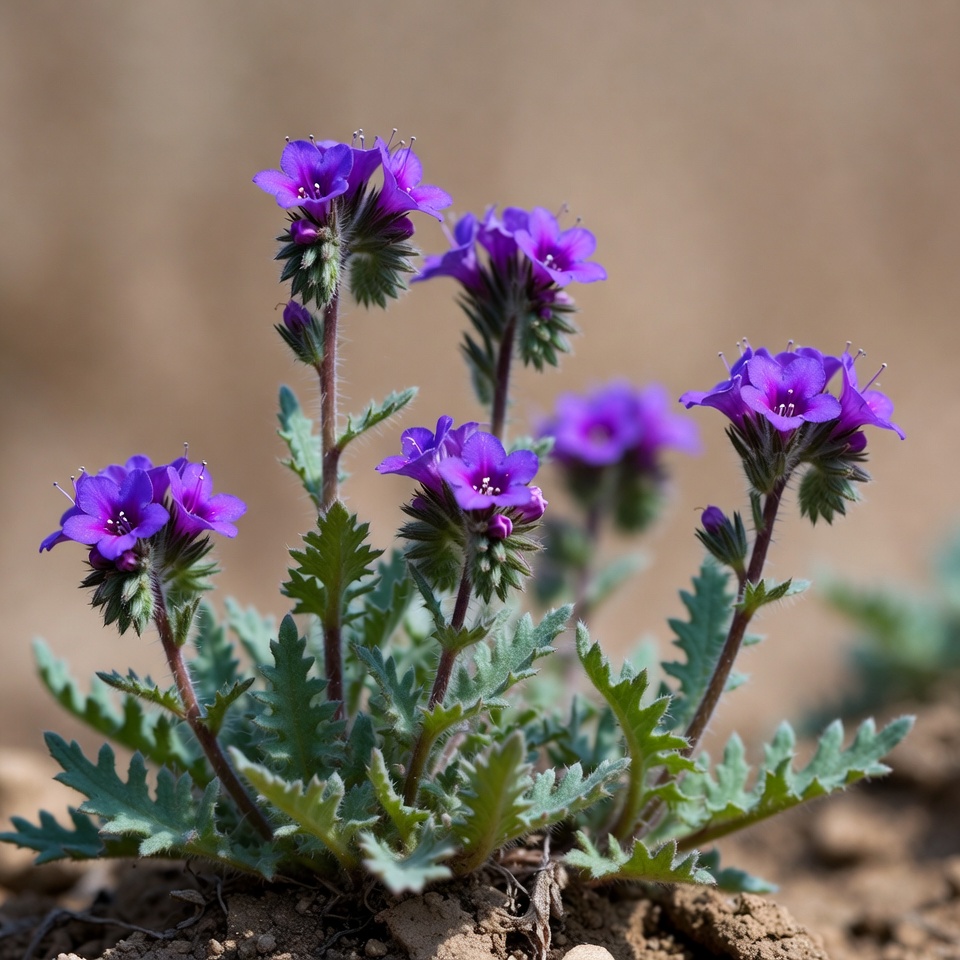 Purple Phacelia Flowers in Field Purple Phacelia Flowers in Field