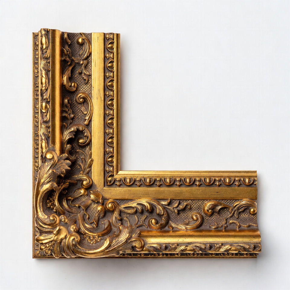 Ornate Gold Picture Frame Corner Ornate Gold Picture Frame Corner