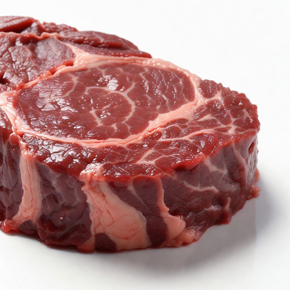 Raw ribeye steak isolated Raw ribeye steak isolated