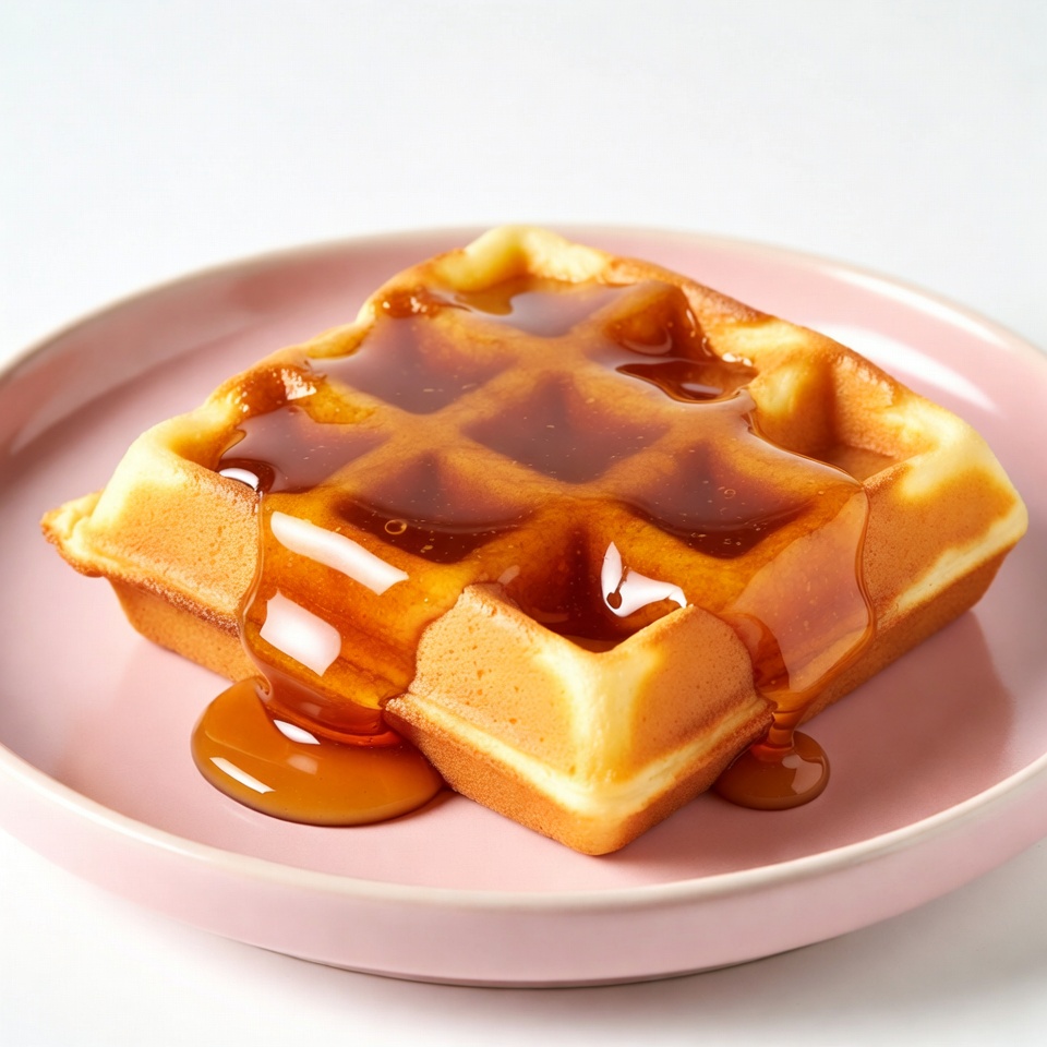 Waffle with Maple Syrup Waffle with Maple Syrup