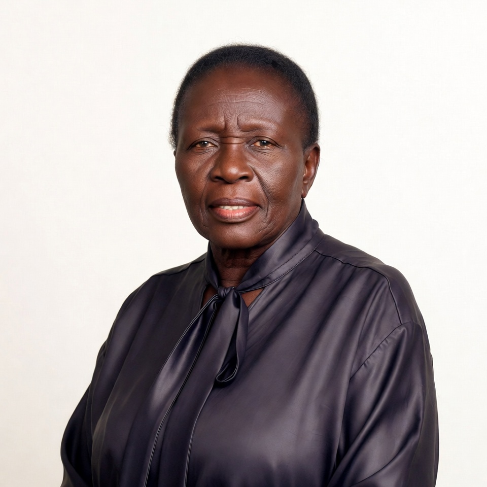 African woman in black blouse African woman in black blouse