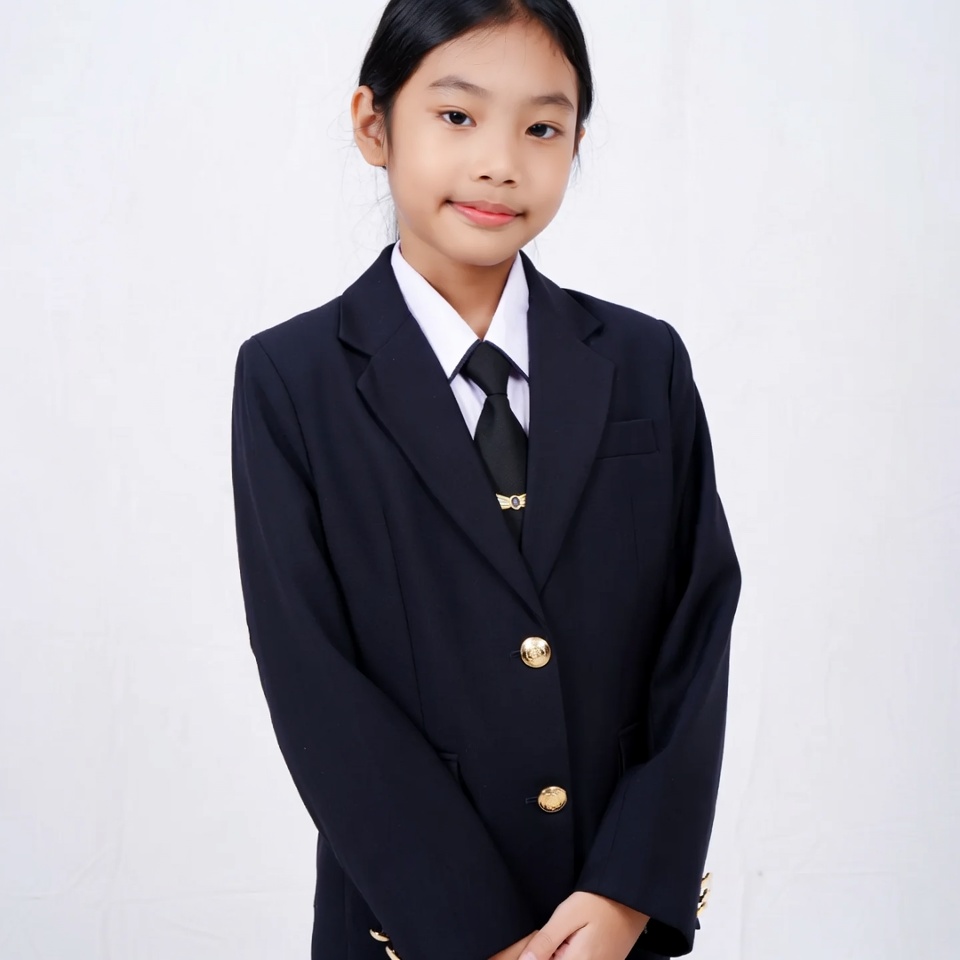 Asian girl in school uniform Asian girl in school uniform