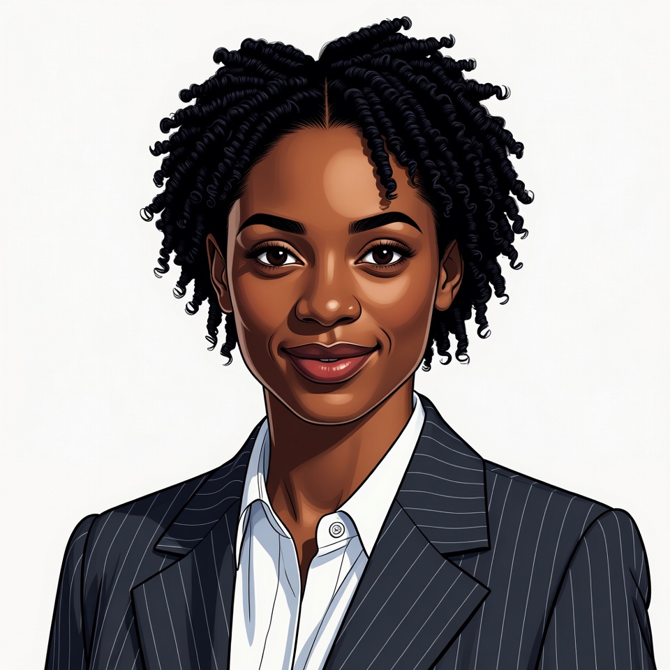 African-American woman in suit African-American woman in suit
