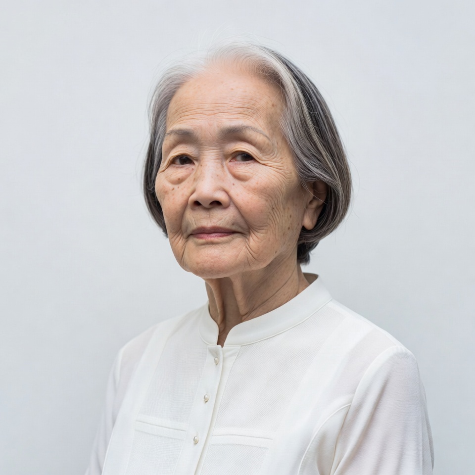Elderly Asian woman portrait Elderly Asian woman portrait