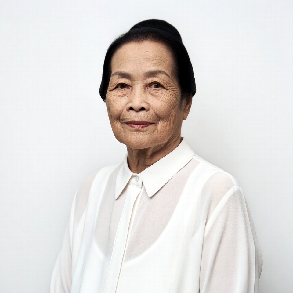 Elderly Asian woman portrait Elderly Asian woman portrait