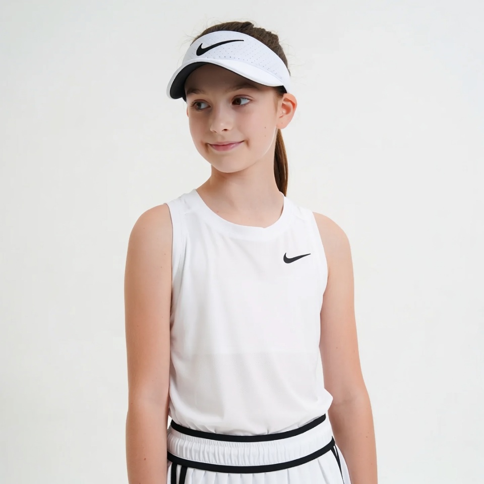 Girl in Nike tennis outfit Girl in Nike tennis outfit