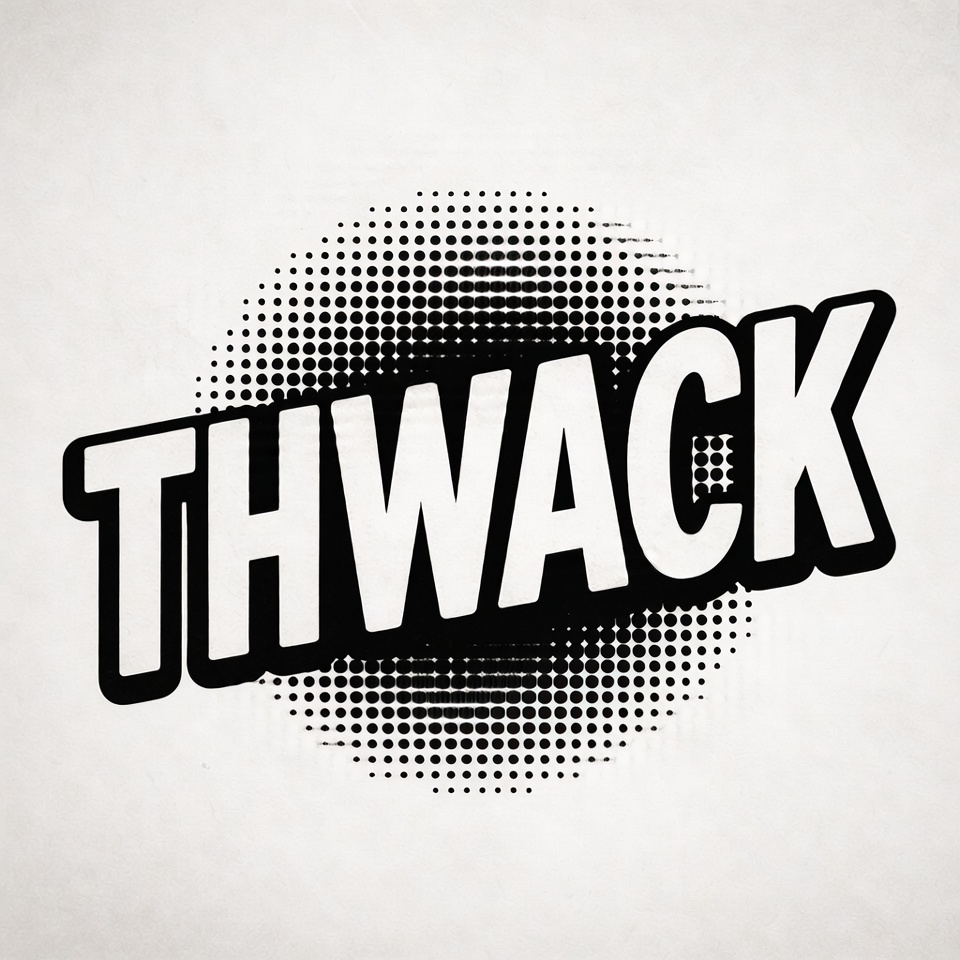 THWACK Comic Book Text THWACK Comic Book Text