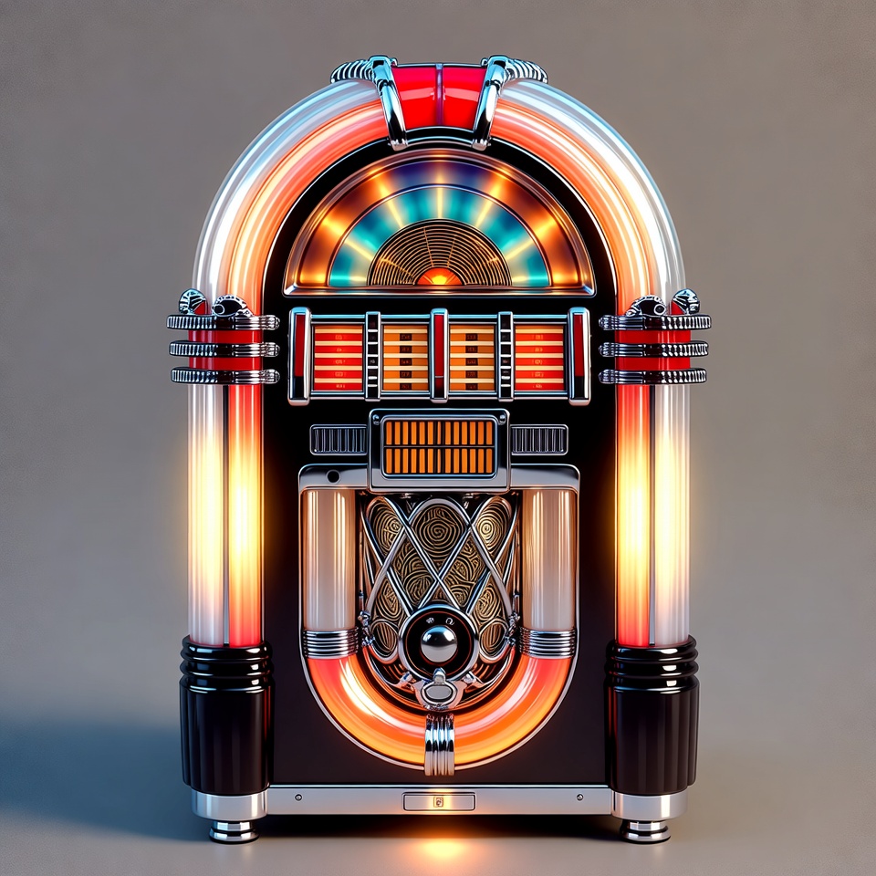 Retro Neon Jukebox Retro Neon Jukebox
