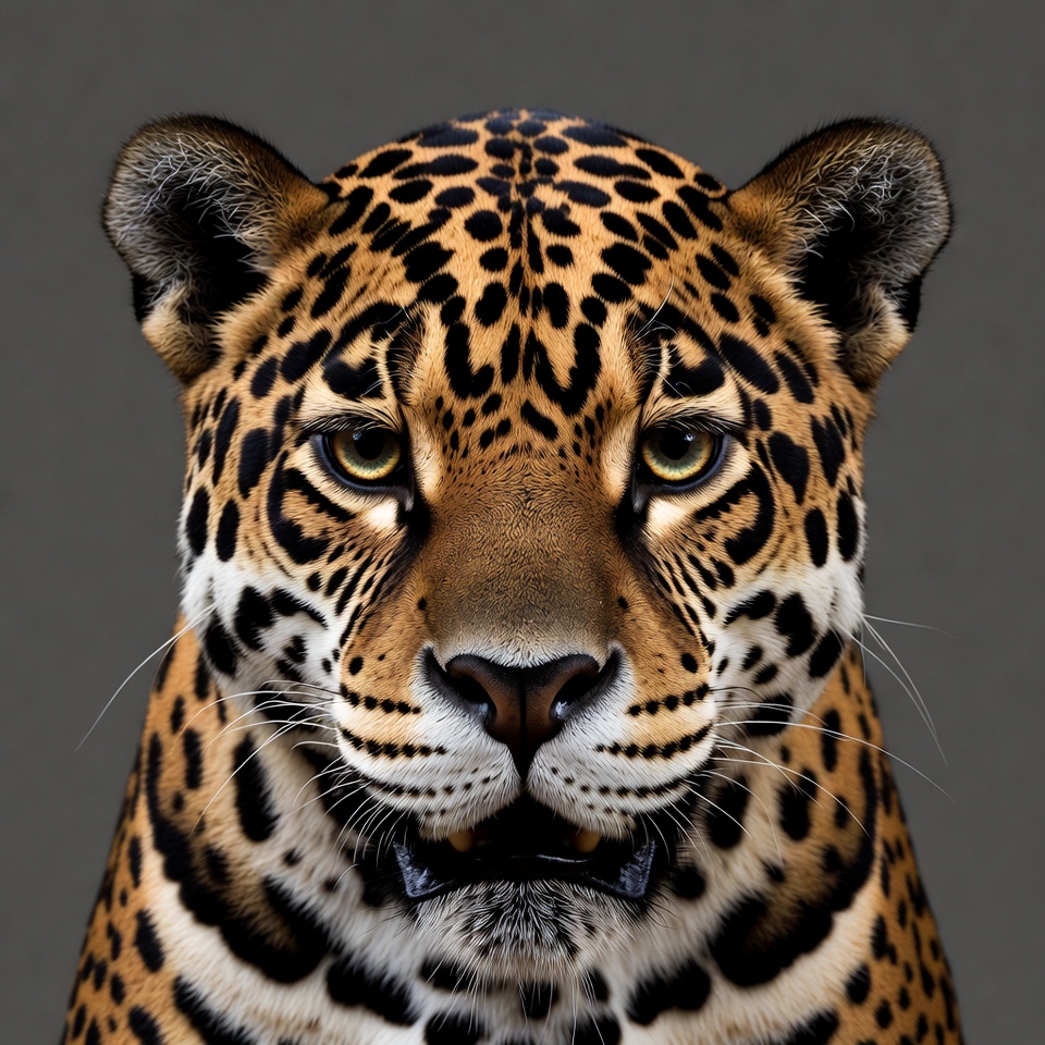 Jaguar close-up portrait Jaguar close-up portrait