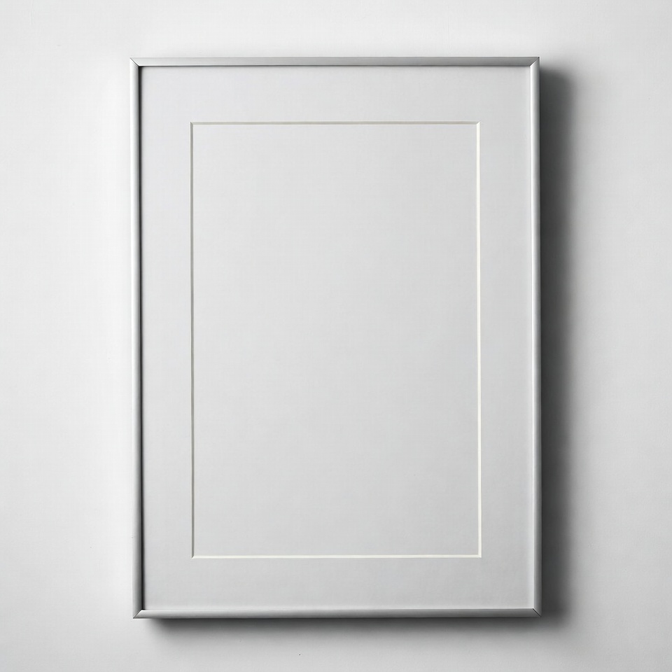 Empty White Picture Frame Empty White Picture Frame