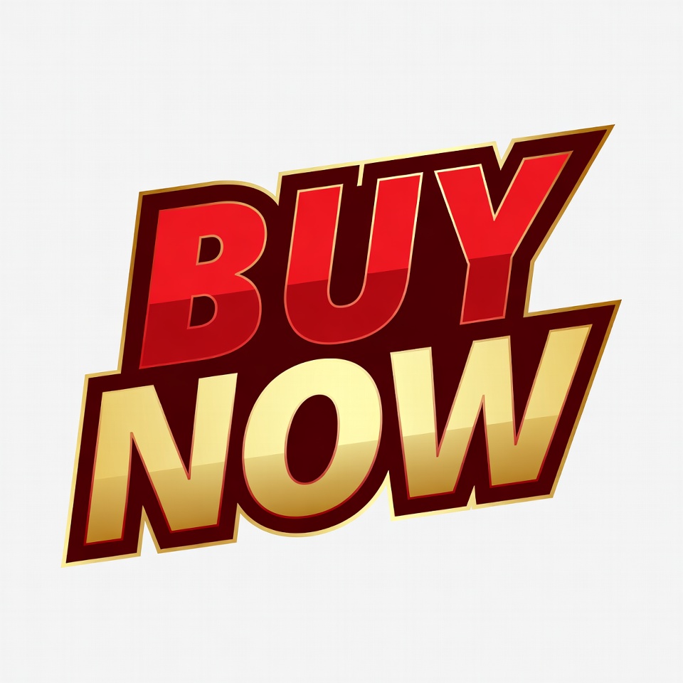 Buy Now Red Gold Banner Buy Now Red Gold Banner