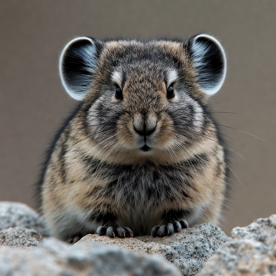 Cute viscacha on rock Cute viscacha on rock