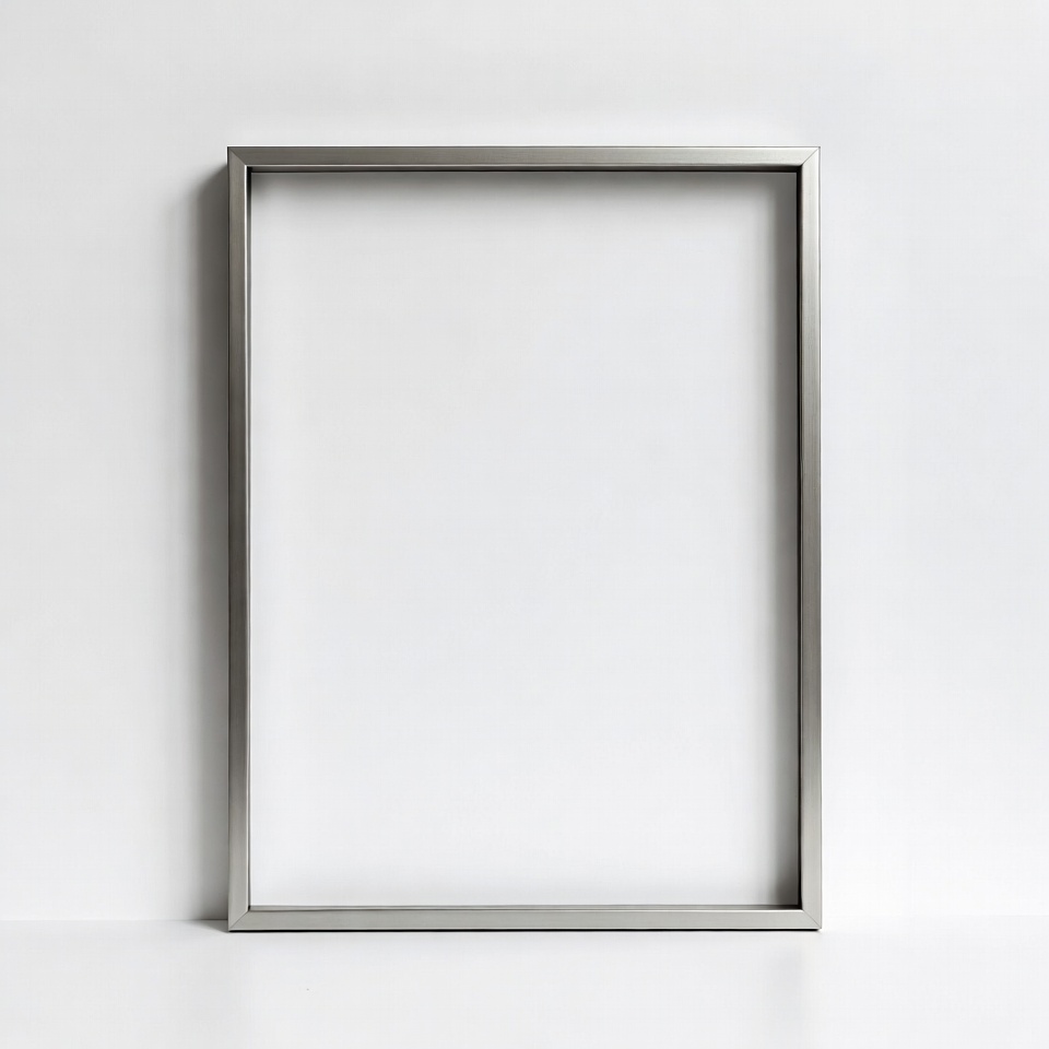 Empty Silver Metal Picture Frame Empty Silver Metal Picture Frame