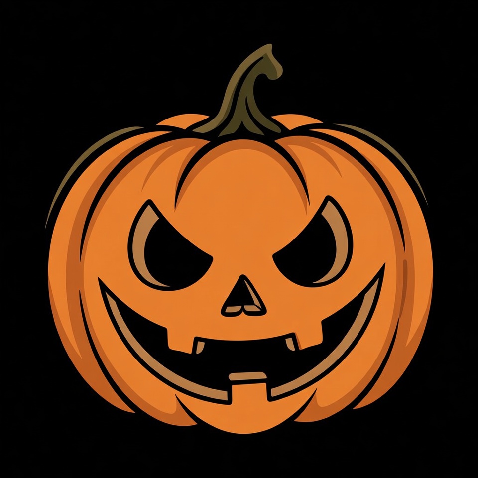 Jack-o'-lantern pumpkin illustration Jack-o'-lantern pumpkin illustration