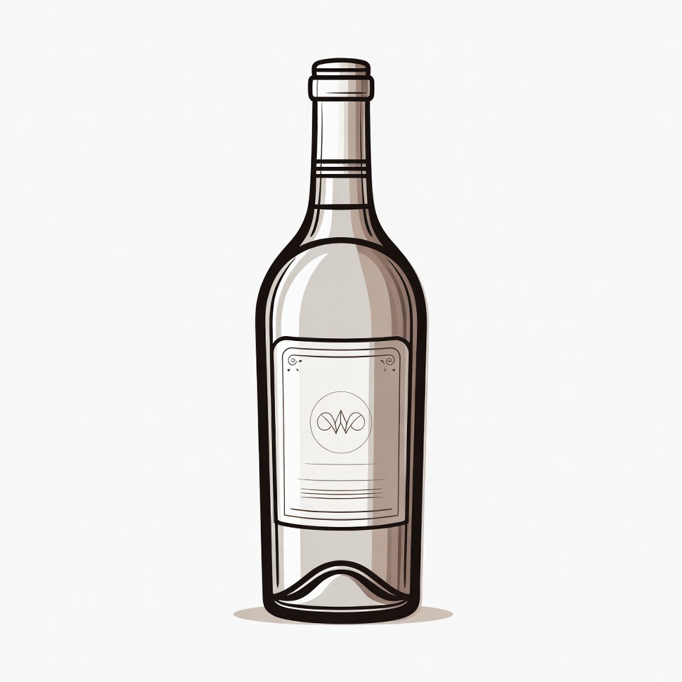 Wine Bottle Illustration Wine Bottle Illustration