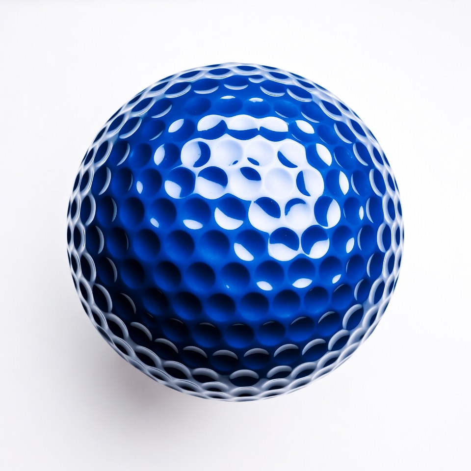 Blue Golf Ball Blue Golf Ball