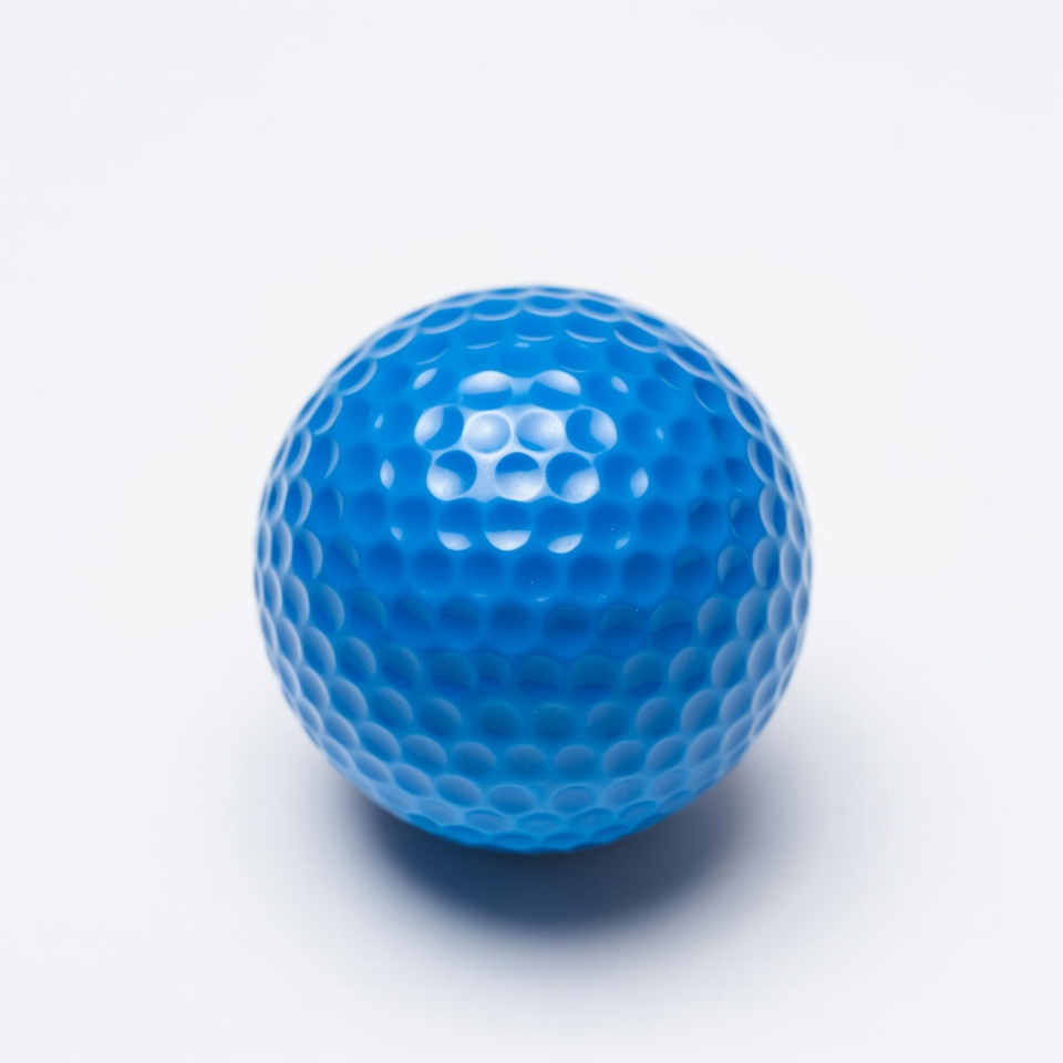 Blue Golf Ball Blue Golf Ball