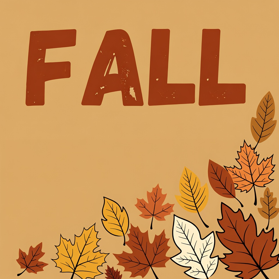 Fall Leaves Clipart Illustration Fall Leaves Clipart Illustration