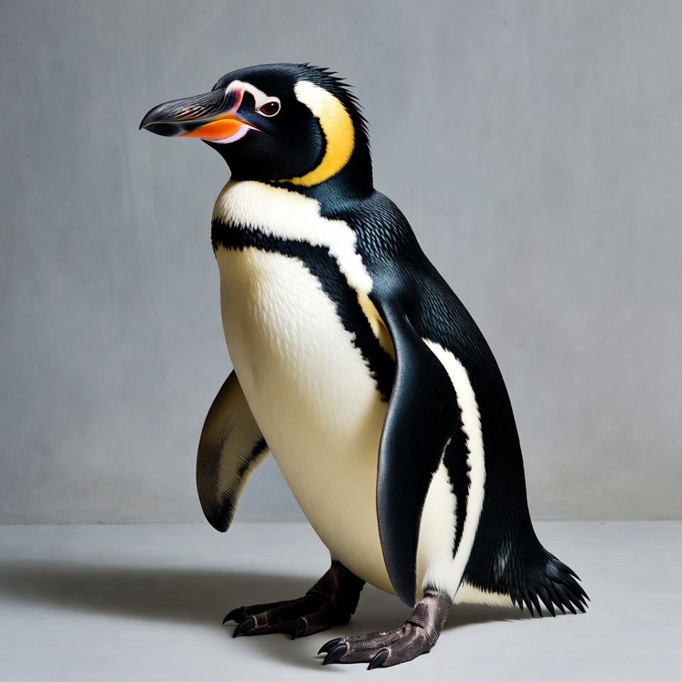 Standing Humboldt Penguin Standing Humboldt Penguin